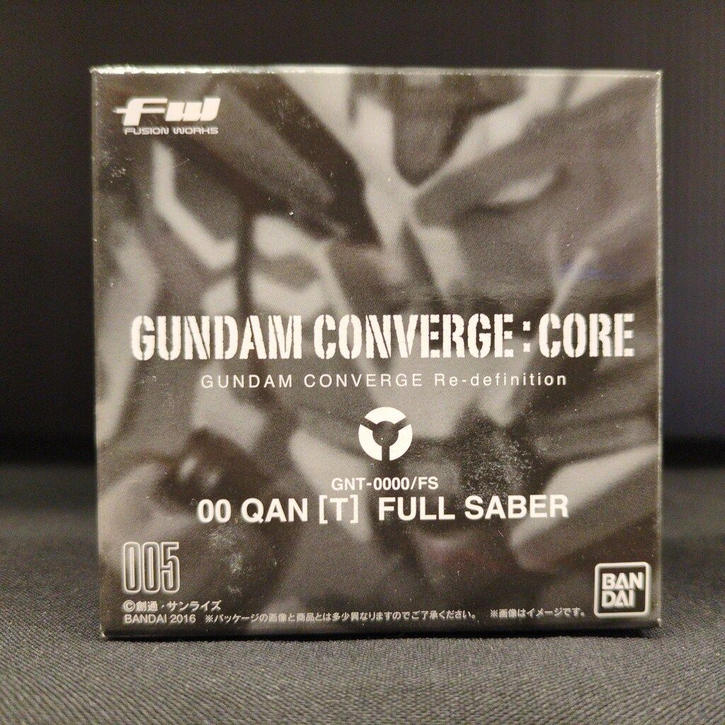 BANDAI FW GUNDAM CONVERGE CORE ダブルオークアンタ フルセイバー