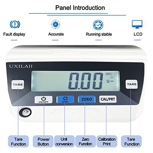 5000g/0.01g UXILAII デジタルはかり 精密スケール 5000g 0.01g dwt gn