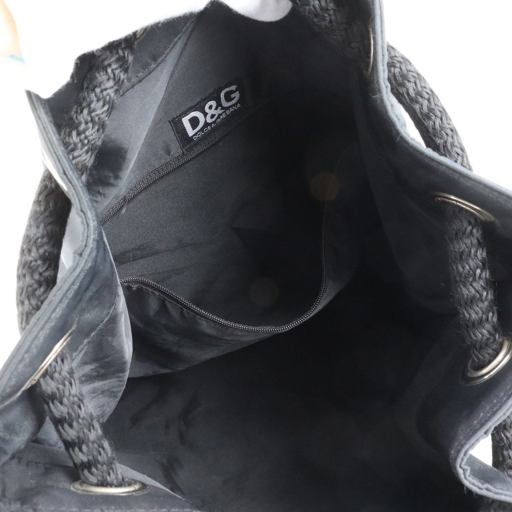 【美品】D&G ドルチェアンドガッバーナ ボディーバッグ ナイロン レザー ドルチェアンドガッバーナ D&G ドルガバ レザー ナイロン ボディ