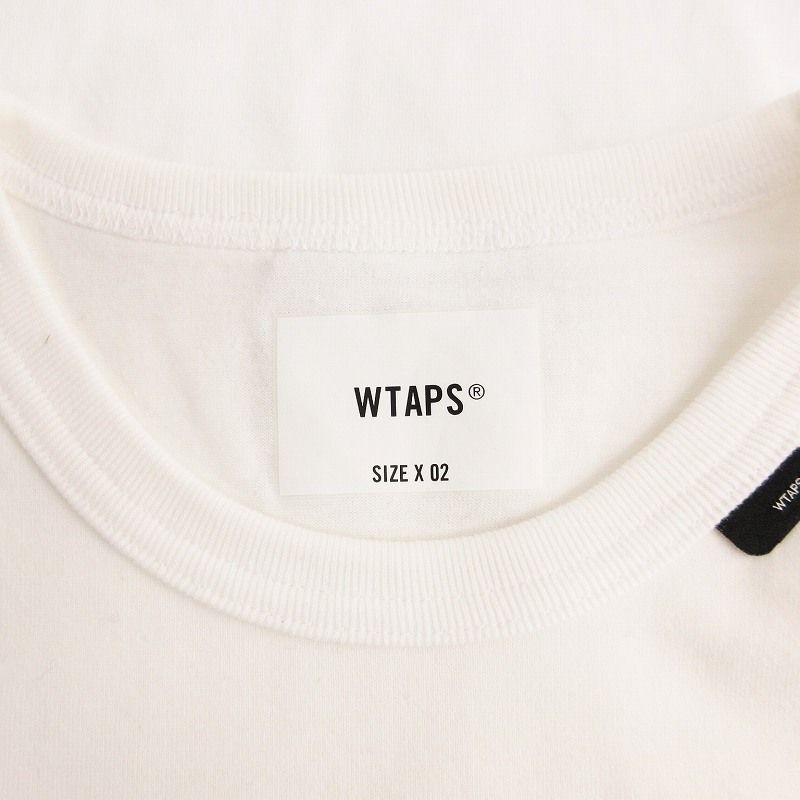 ダブルタップス WTAPS 21SS INSECT LS Tシャツ カットソー 長袖 ロゴプリント 02 白 ホワイト 211ATDT-CSM17  /NY - メルカリ