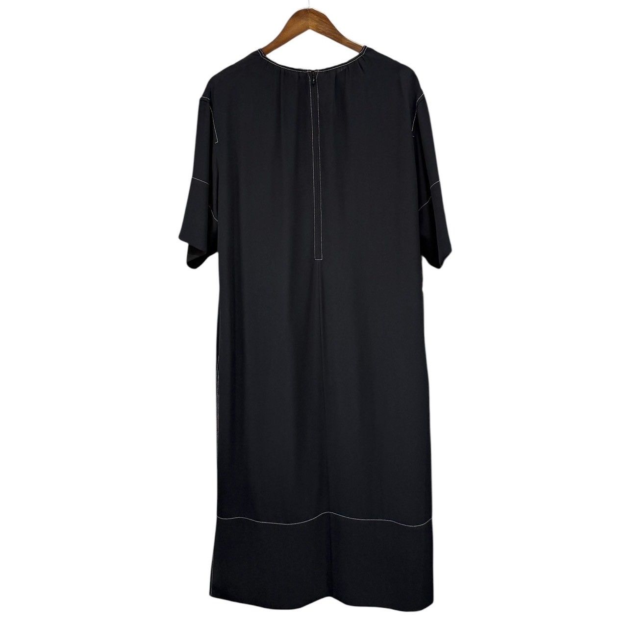 MARNI マルニ 20SS ホワイトステッチレーヨンロングワンピース