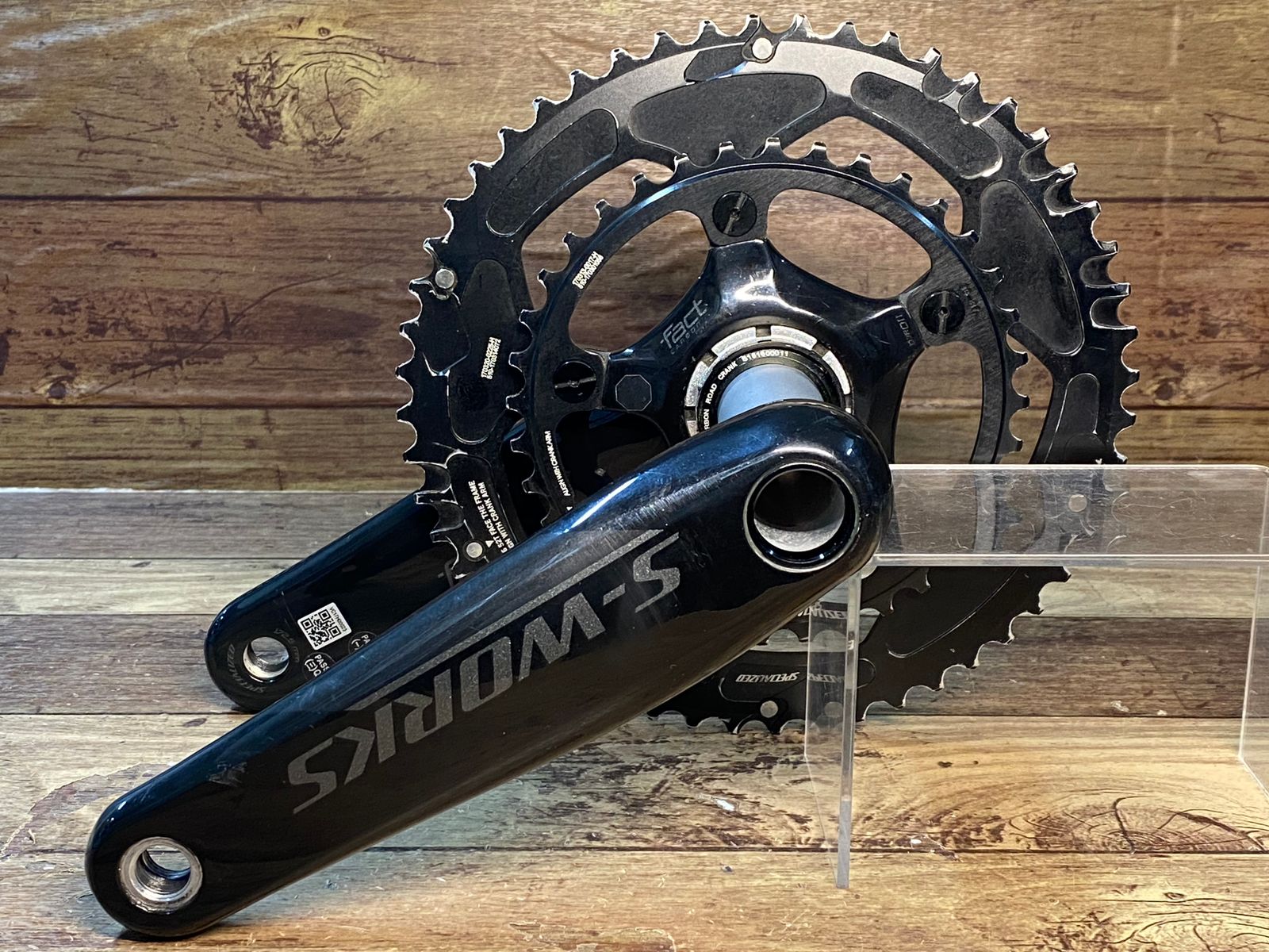 HG309 スペシャライズド SPECIALIZED エスワークス S-WORKS カーボンクランク 172.5mm 52-36T BCD110 -  メルカリ