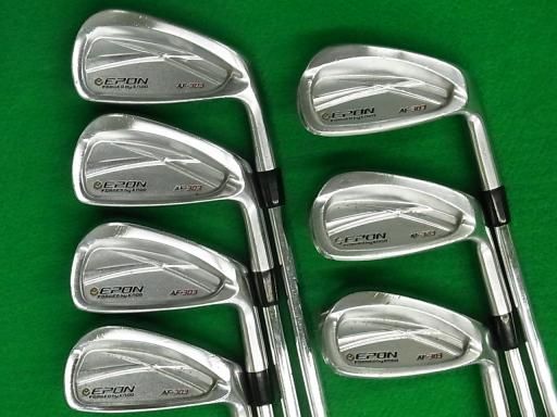 MCI装着！】EPON AF-303 アイアンセット 右 メンズ 7本 S/X