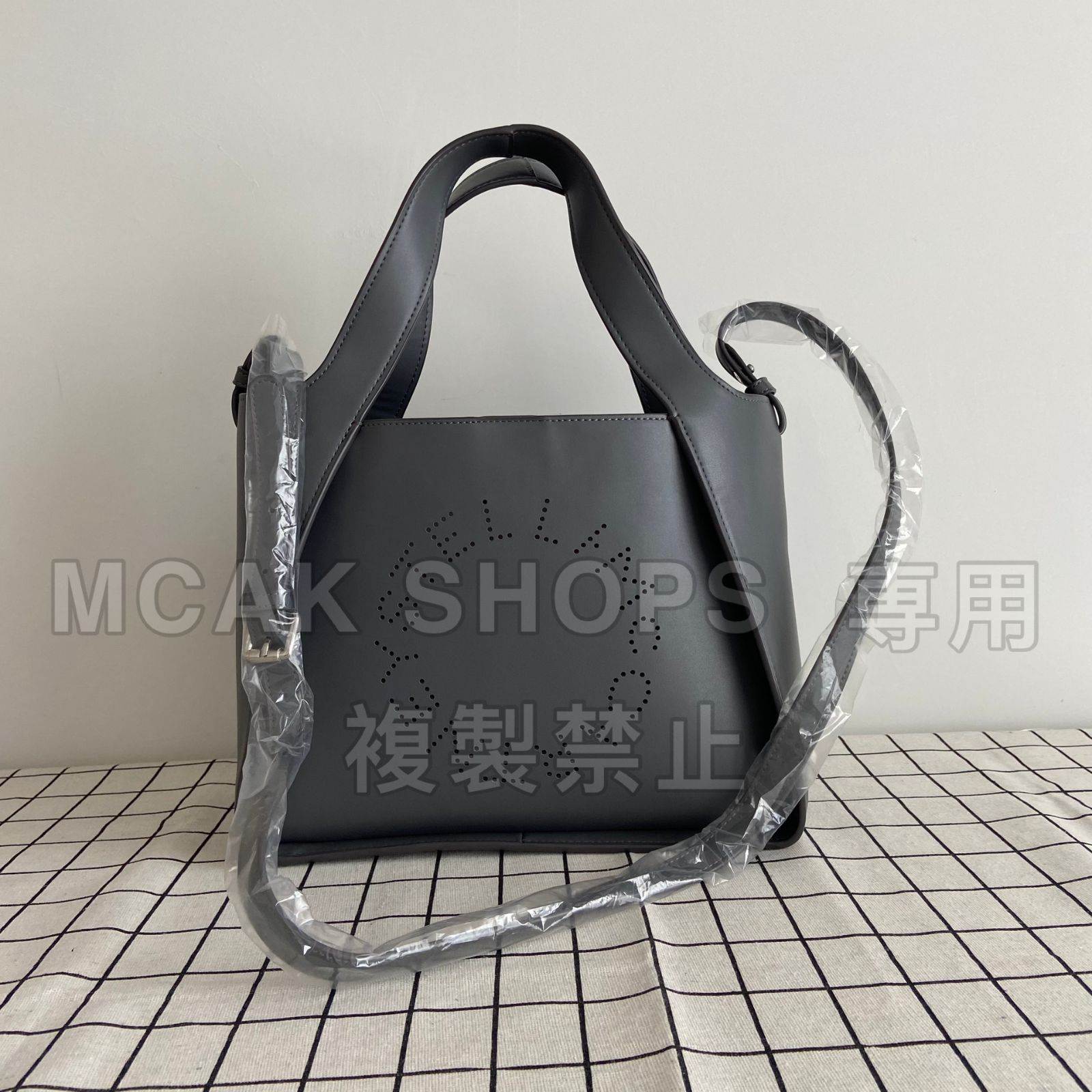 美品 Stella McCartney LOGO ステラマッカートニー ファッション レディース バッグ ロゴ クロスボディバッグ ショルダーバッグ  ハンドバッグ トートバッグ ポシェット付きクロスボディーバッグ グレー 2WAY - メルカリ