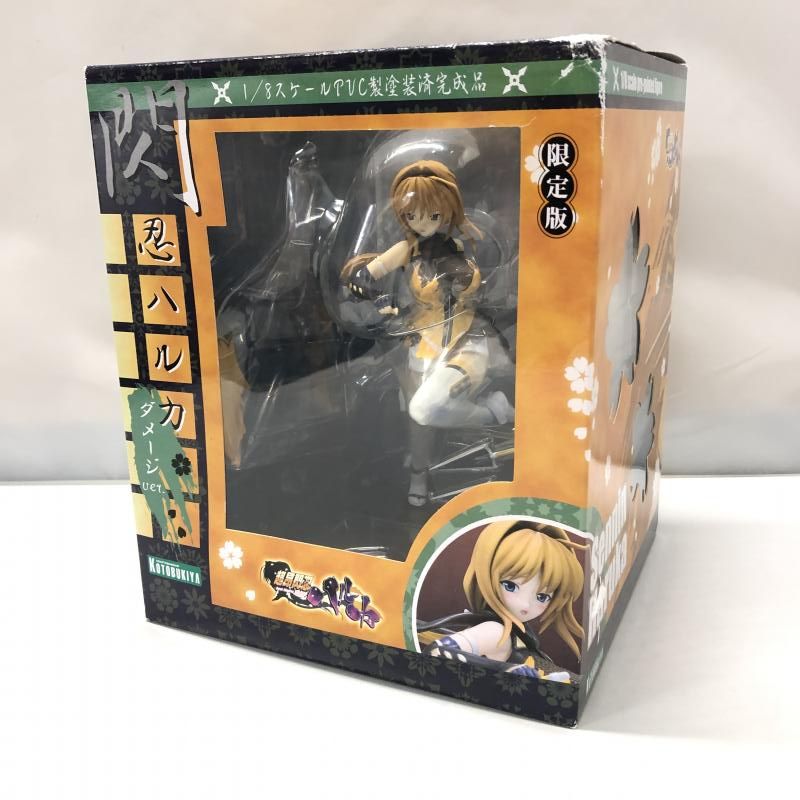 【中古】壽屋 閃忍ハルカ ダメージVer. 限定版超昂閃忍ハルカ 1/8PVC塗装済み完成品 箱傷み有り[15]