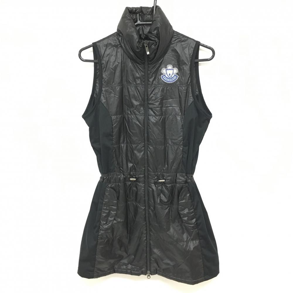 美品 マンシングウェア ダウン ノースリーブ ワンピース ベスト ゴルフ