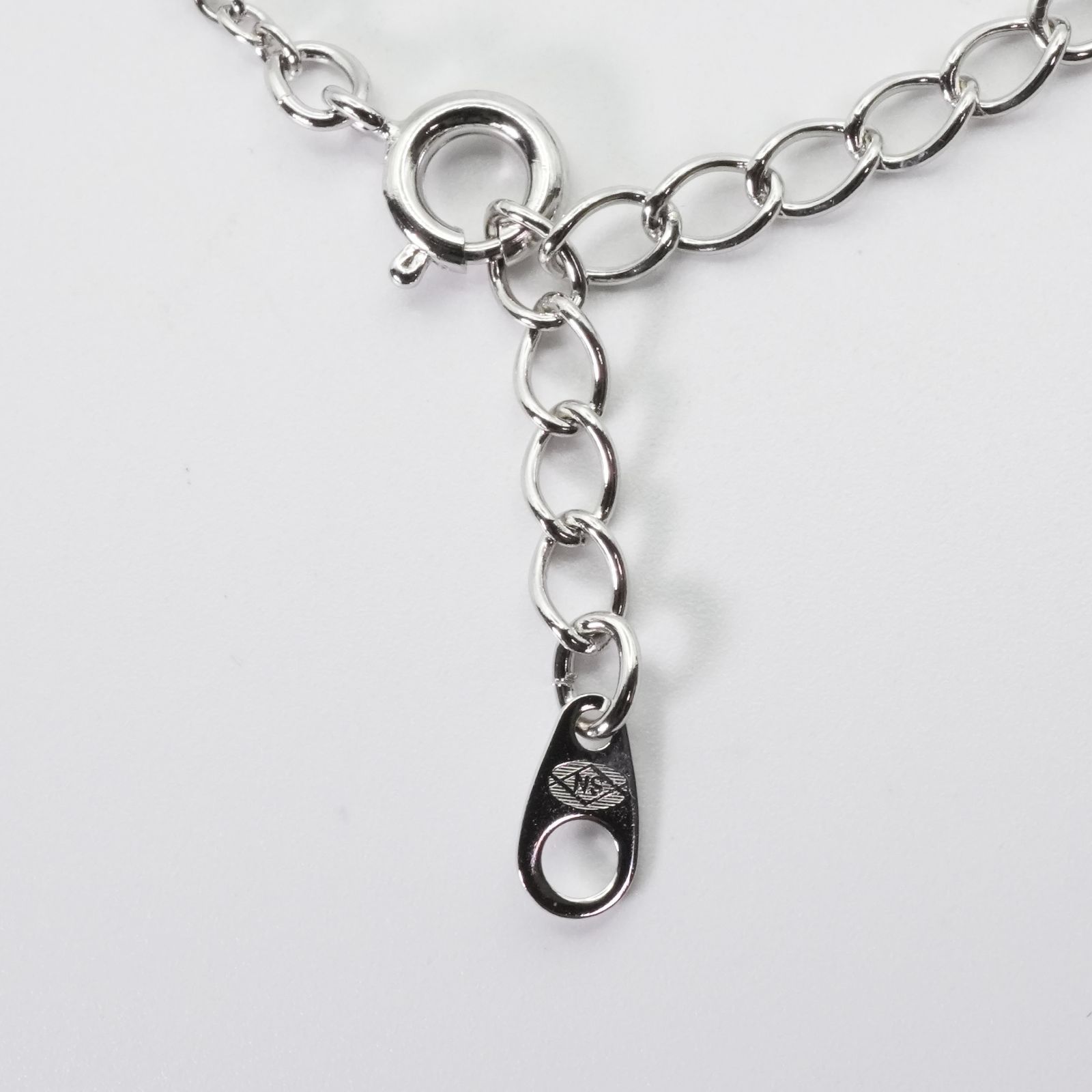 美品 田崎真珠 シルバー マベパール ネックレス 真珠 雫/25-1885S  