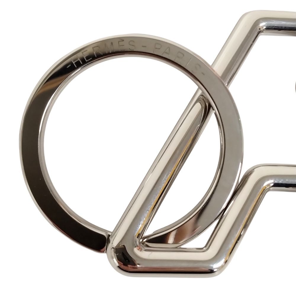 HERMES エルメス Hロゴ Hトゥスピード キーホルダー シルバー