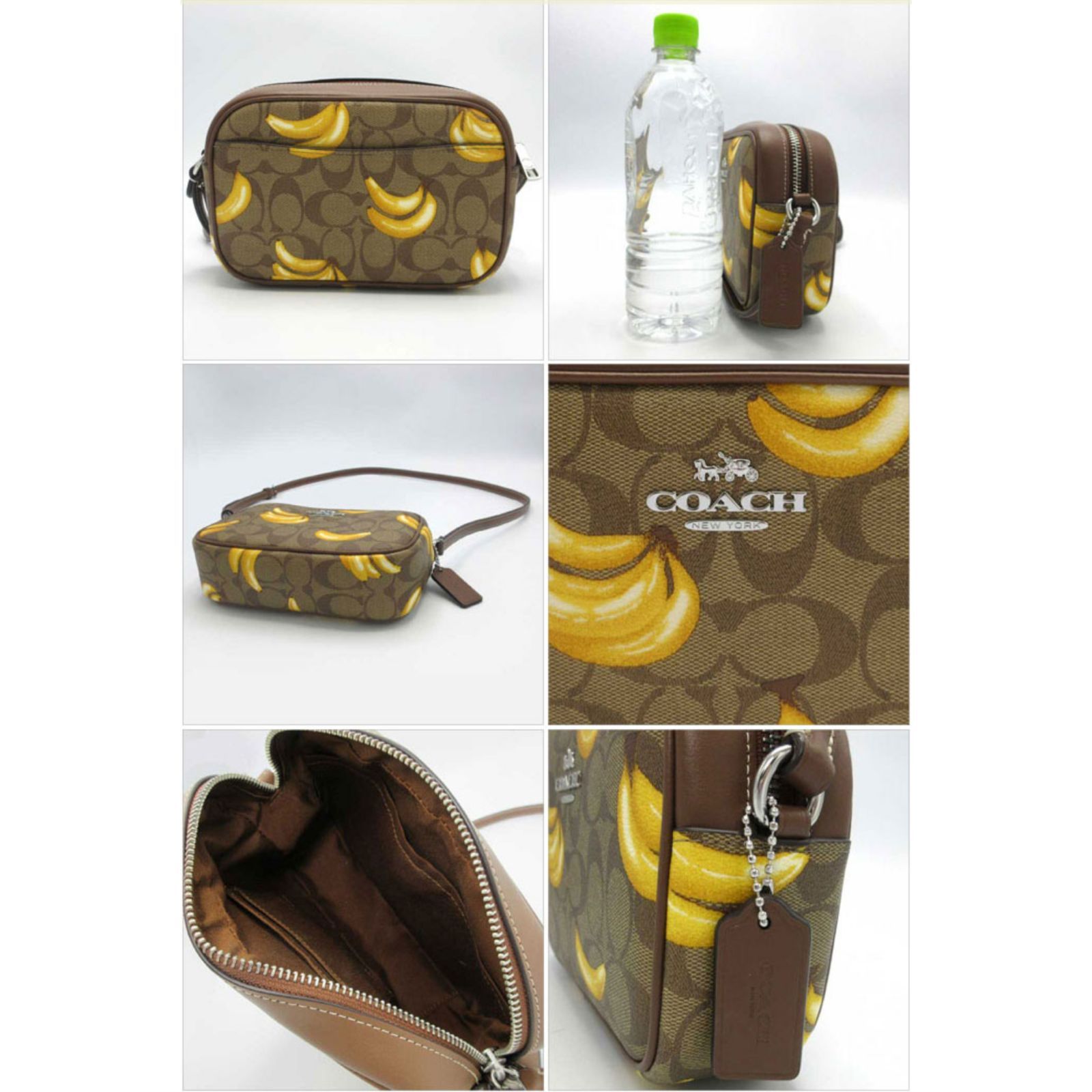 コーチ ショルダーバッグ COACH シグネチャー バナナ プリント