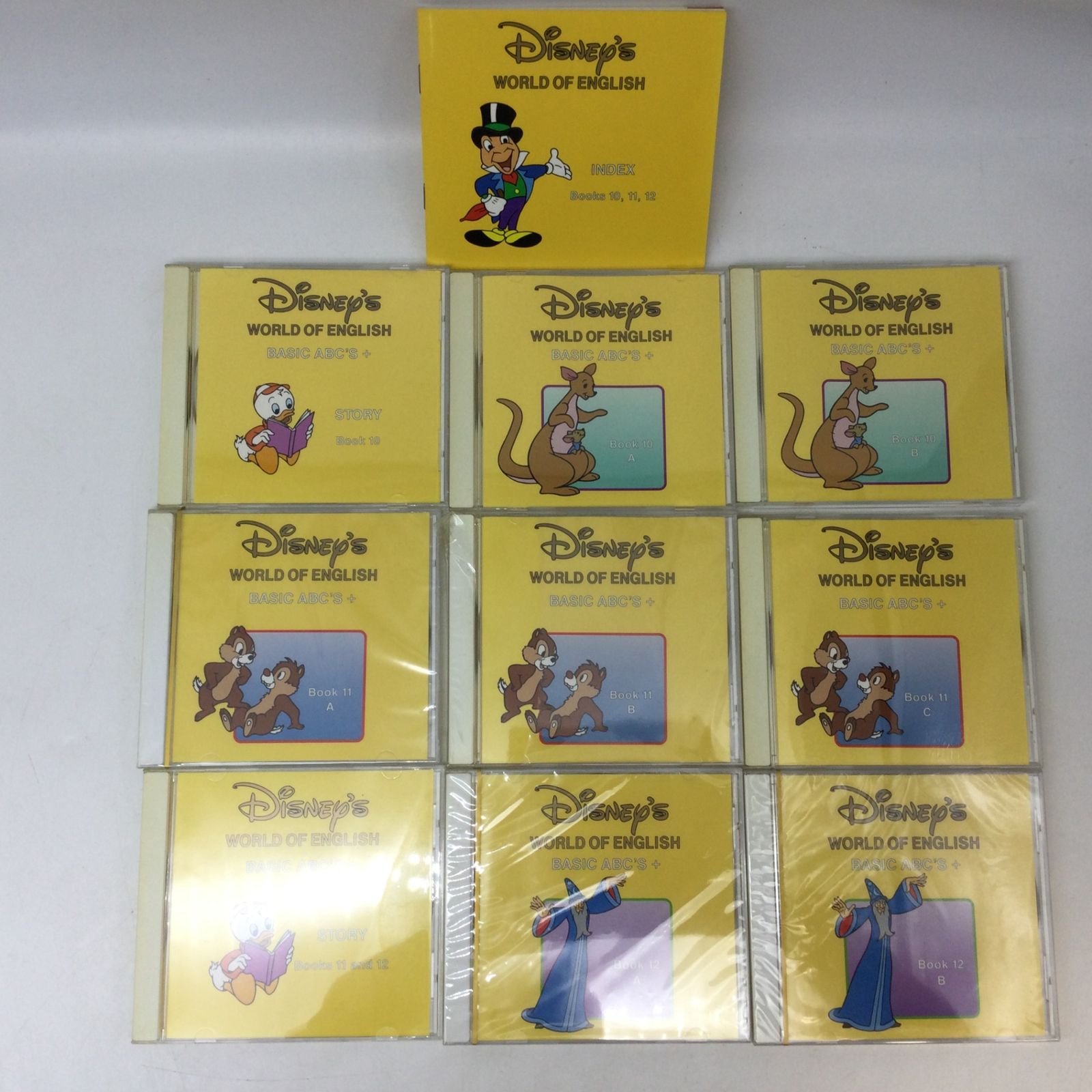 5401 【現状品】Disney WORLD OF ENGLISH CDセット 36枚 一部未開封