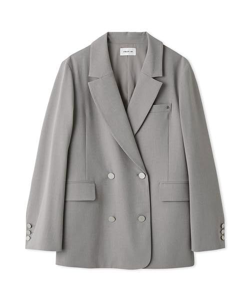 Size 0_Color グレー フレイ アイディー TRダブルテーラードジャケット FWFJ251047 レディース GRY