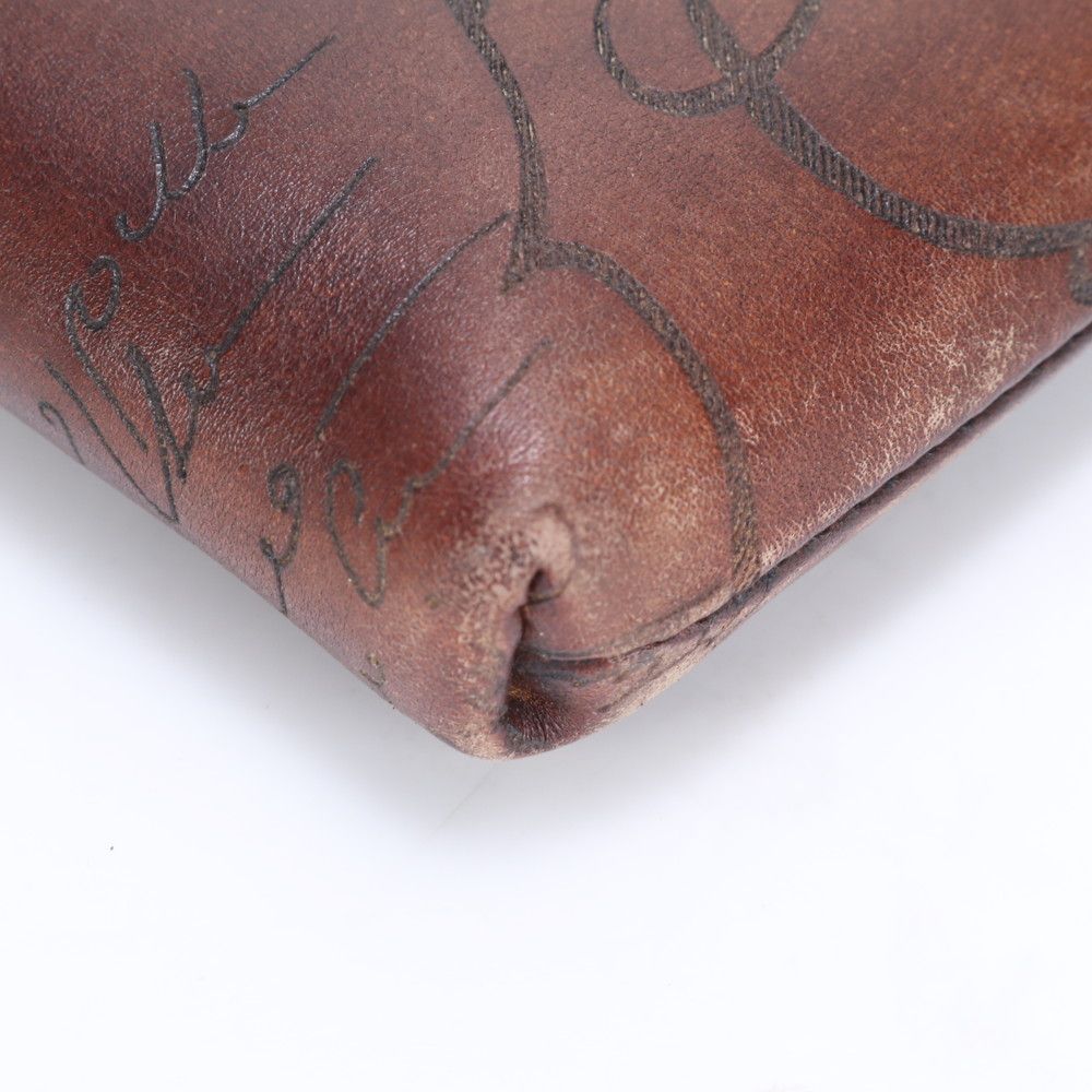 美品 ベルルッティ ニノ GM カリグラフィ レザー セカンドバッグ  