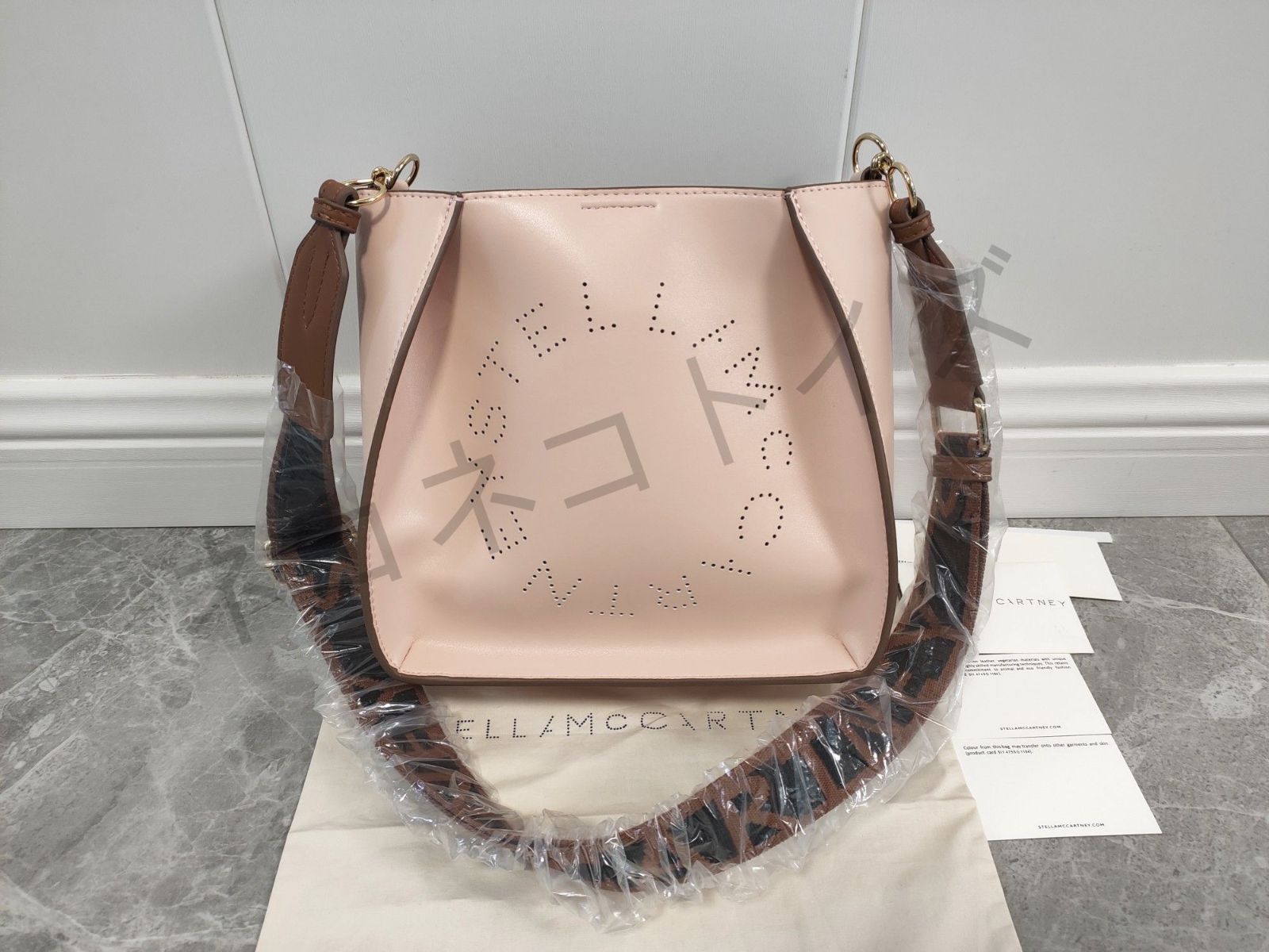 人気  stella mccartney ステラマッカートニー クロスボディバック  レディース バッグ  ショルダーバッグ 美品 Pink