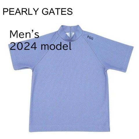 139 パーリーゲイツ 半袖モックネック メンズ 新品タグ付 サイズ4 ※D 中古・古着通販】PEARLY GATES (パーリーゲイツ) モックネック