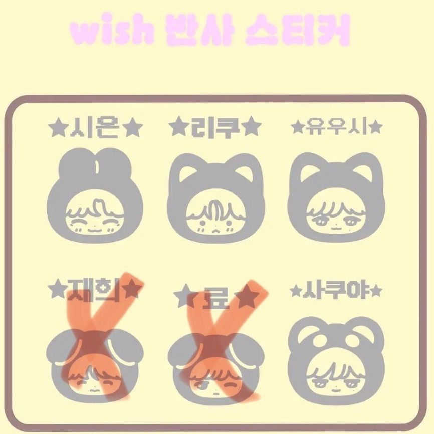 324 NCTWISH 反射ステッカーセット - メルカリ