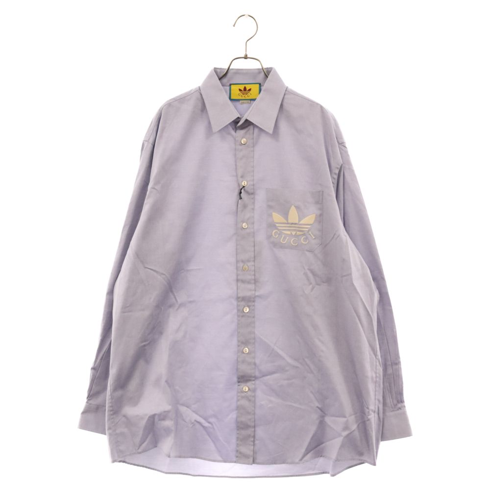 GUCCI (グッチ) 23SS×adidas Oxford Cotton L/S Shirt 691521 ZAJPP 
