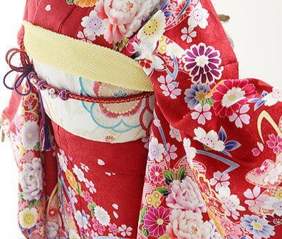 セール 海外 振袖 身長161-176cm 赤 re-054 - メルカリ 着物・浴衣