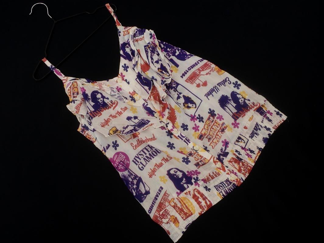ヒステリックス　HYSTERIC GLAMOUR キャミソール ヒスガール VIXEN GIRLジャカード キャミソール（キャミソール）｜HYSTERIC