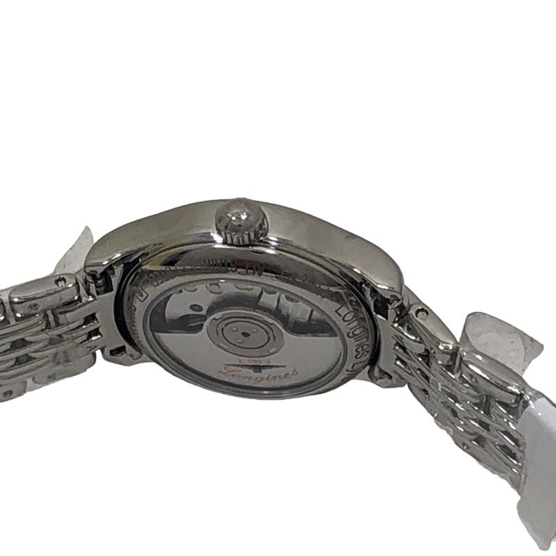 ロンジン LONGINES リール L4.360.4.11.6 ホワイト文字盤 SS 自動巻き ユニセックス 腕時計