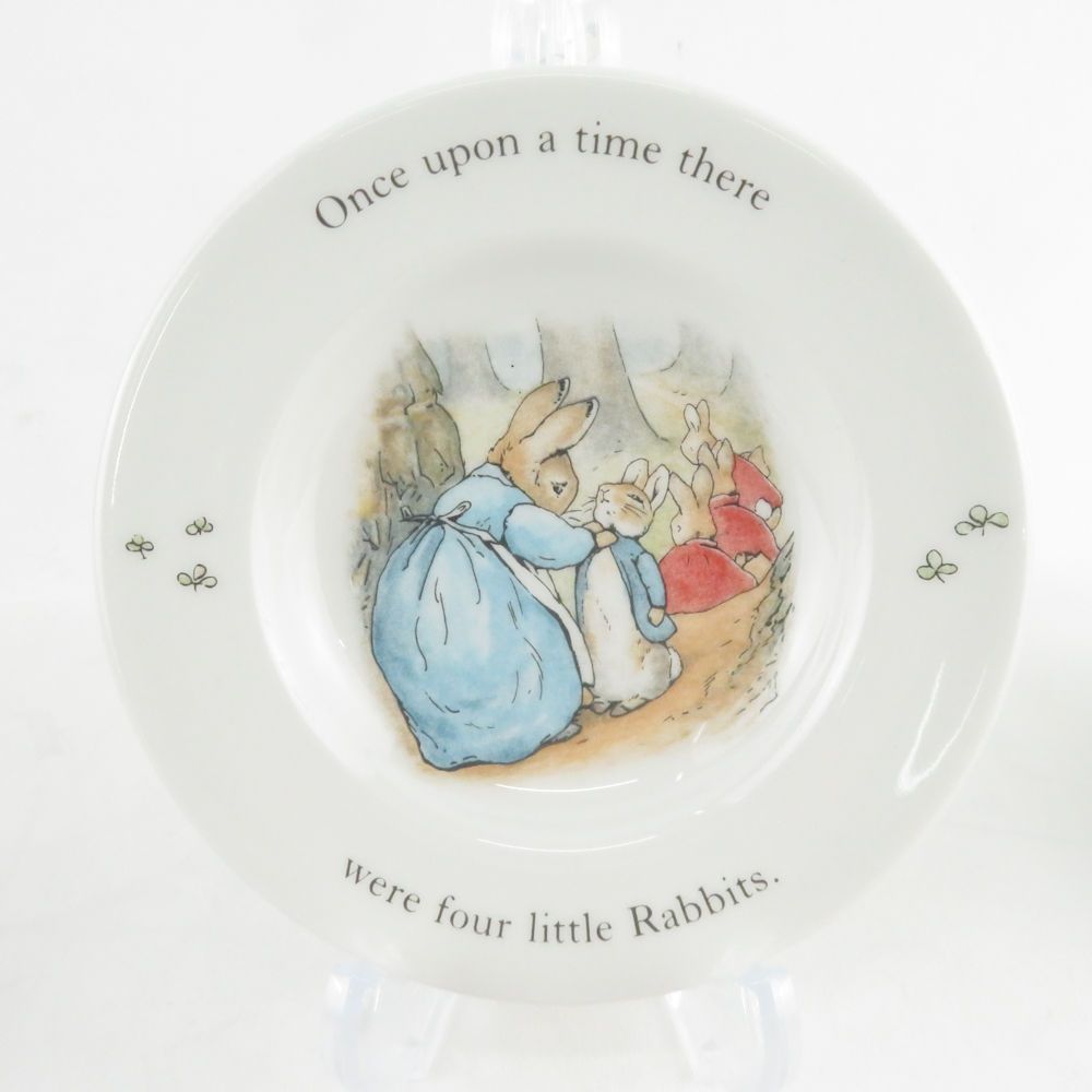 美品 WEDGWOOD ウェッジウッド ピーターラビット チルドレン セット 6点 セット 子供 ミニチュア SY9112J 