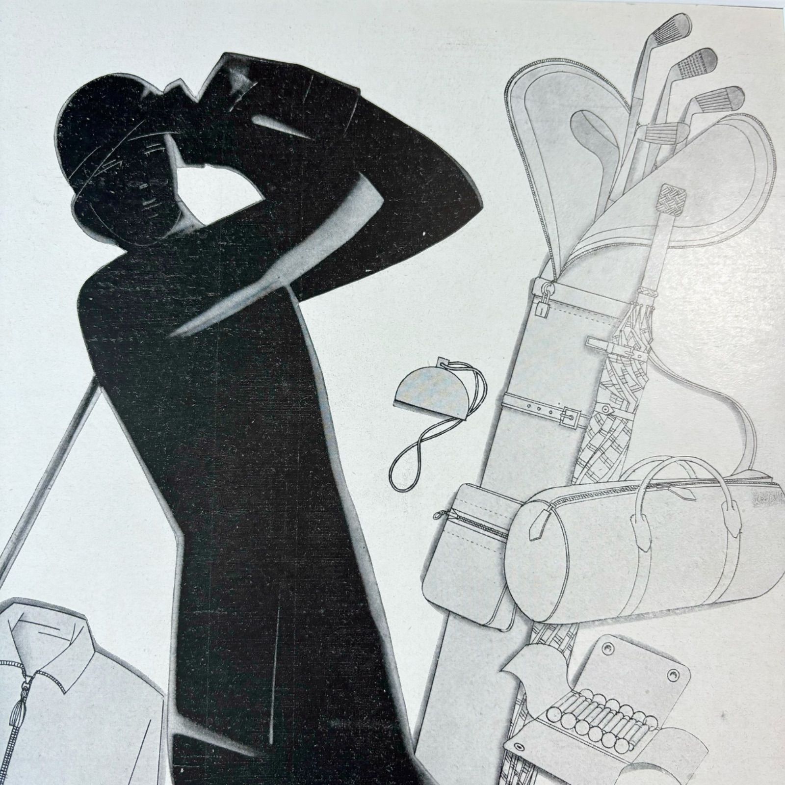 1929 広告＞HERMES エルメス ポスター ヴィンテージ アート