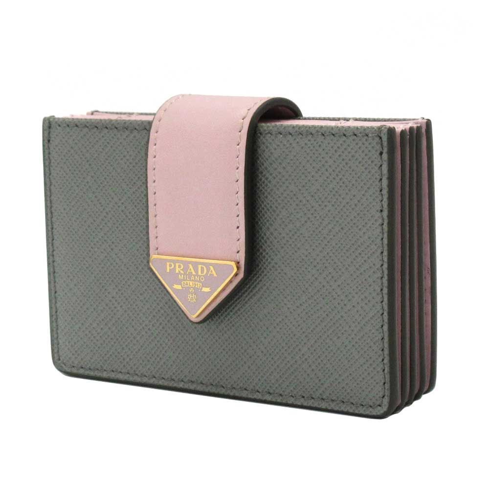 プラダ カードケース PRADA PORTACARTE DI CRED. 1MC211 2DYG F0BP9 SAFFIANO TAB ARDESIA ALABASTRO アウトレット レディース