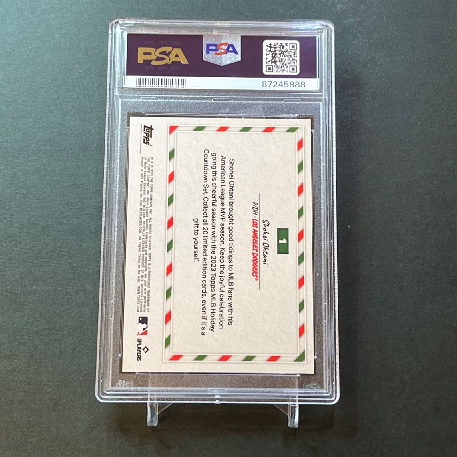 【PSA10】大谷翔平 2023 Topps MLB Holiday Card PSA10】大谷翔平 カード 2023 TOPPS HOLIDAY｜Yahoo!フリマ（旧