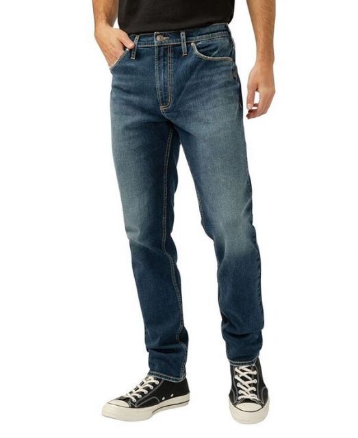 【送料無料】 シルバー ジーンズ メンズ デニムパンツ ジーンズ ボトムス Men's Risto Athletic Fit Skinny Leg Jeans Indigo