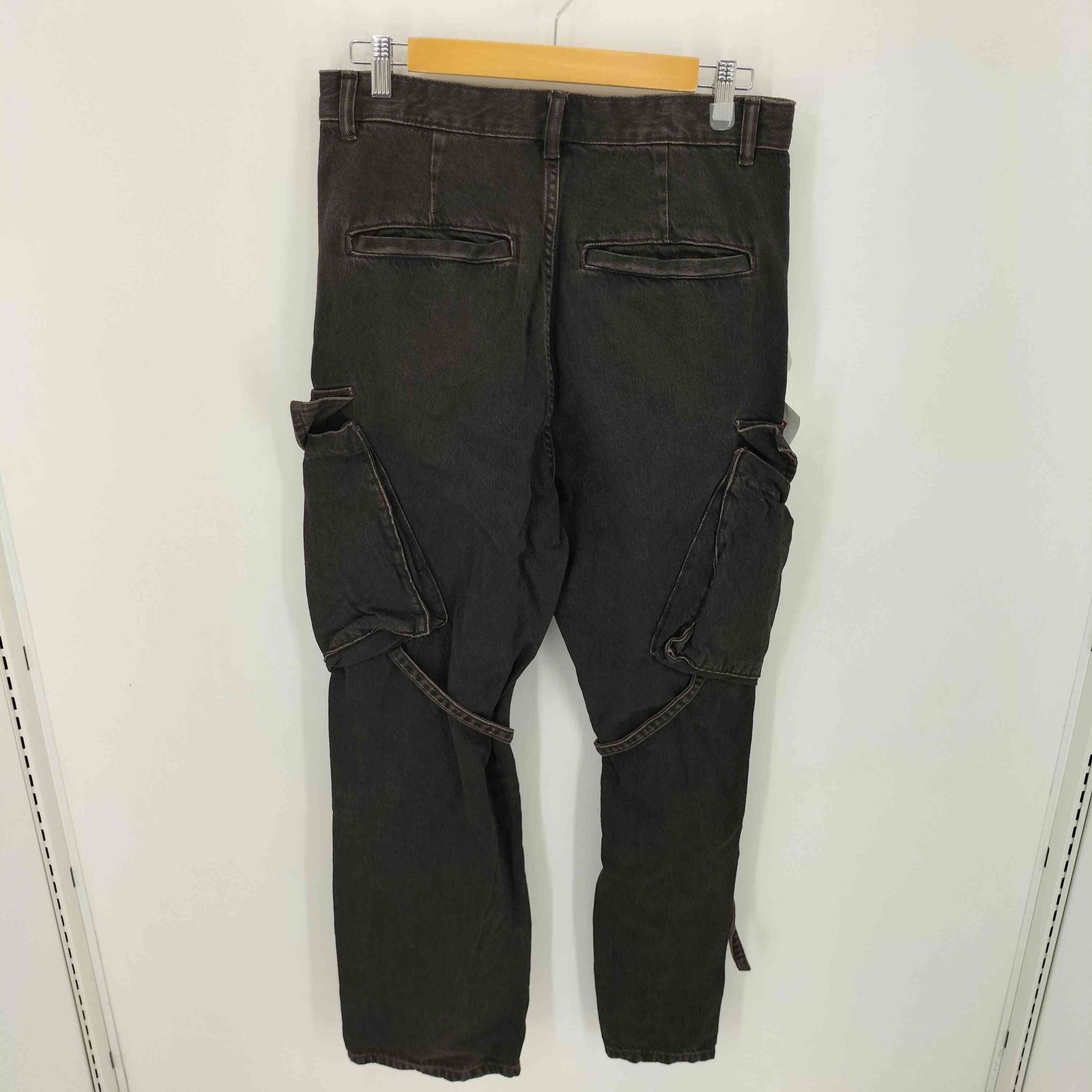 ZARA カーゴ デニムパンツ メンズ ZARA MAN カーゴポケット スーパー