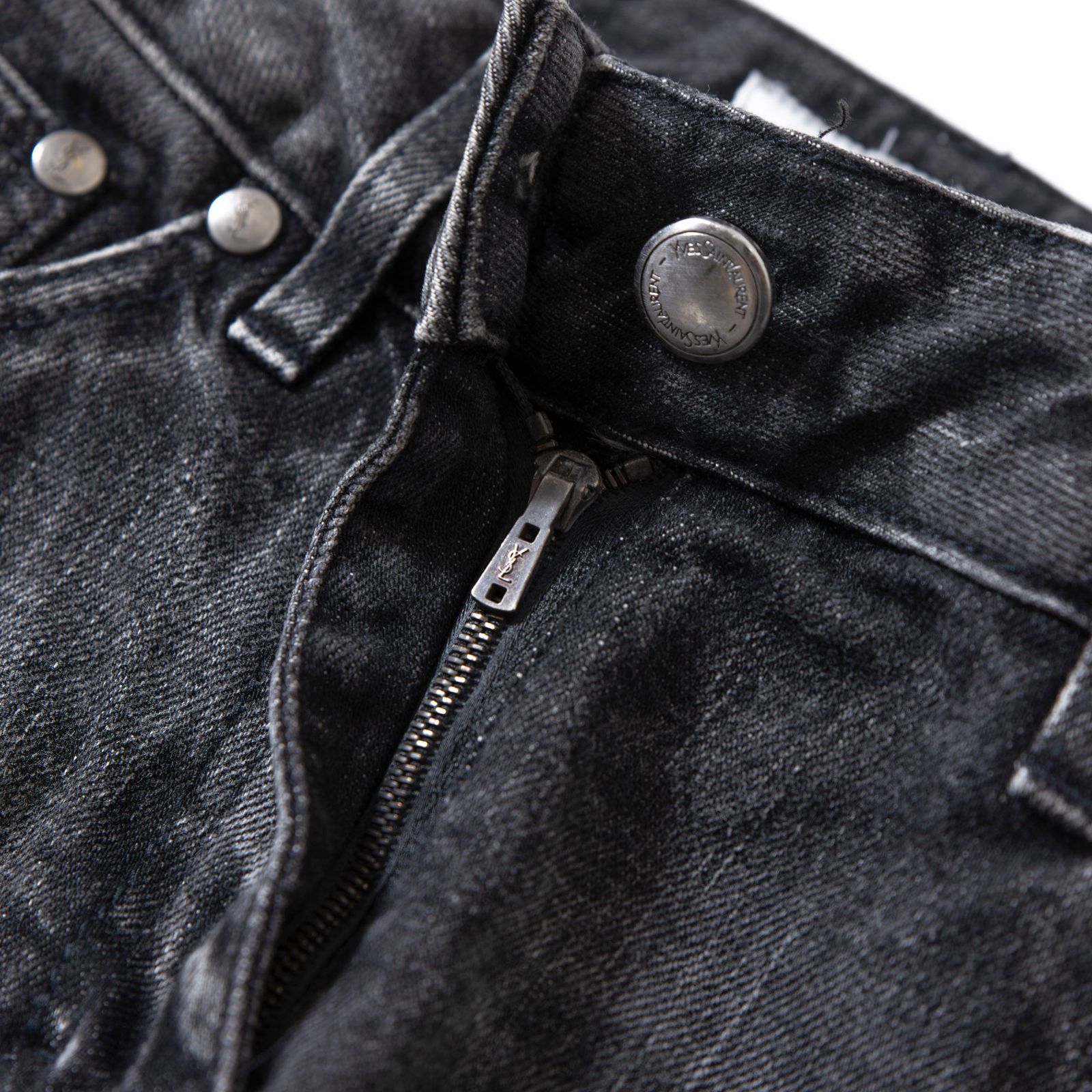 サンローラン Yves Saint Laurent rive gauche デニムパンツ ブーツ  