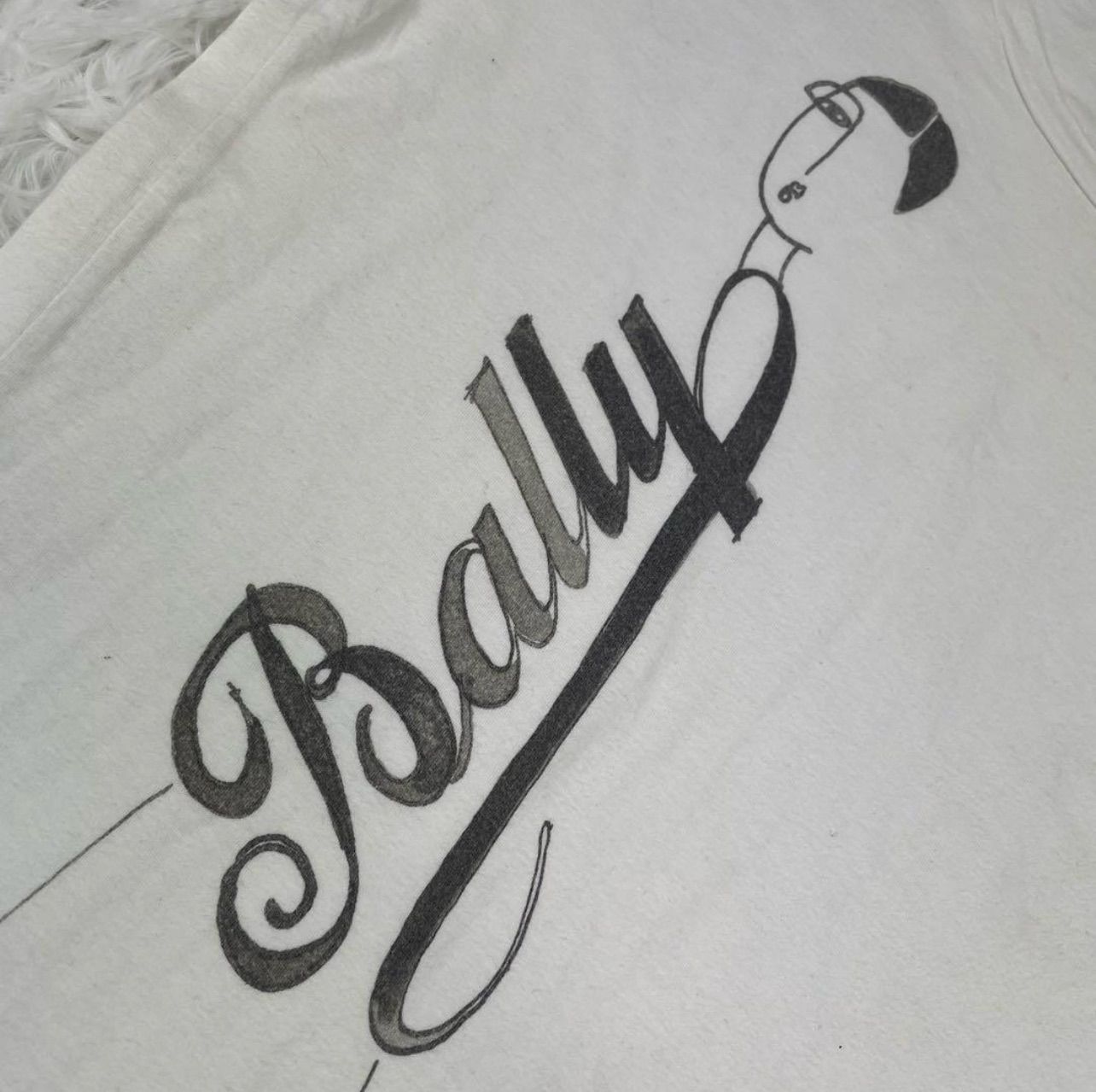 美品 BALLY 半袖tシャツ 銀座2011年 限定モデル 入手困難 L相当 白 