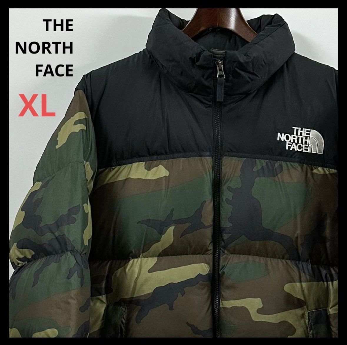 THE NORTH FACE ノースフェイス ヌプシ ダウン 迷彩 カモ柄 美品 