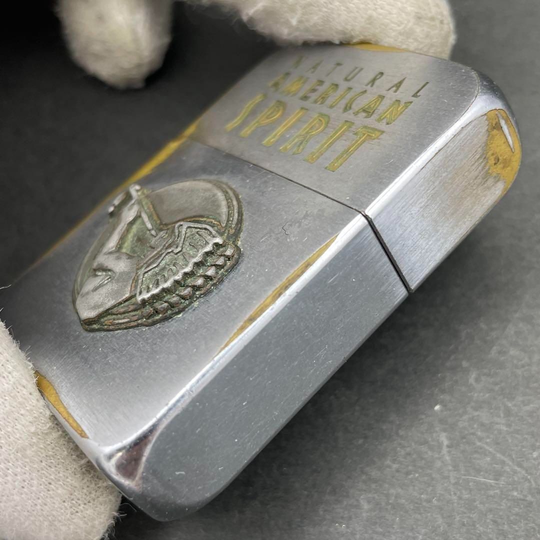 Zippo アメリカンスピリッツ 立体メタル貼り 1941レプリカ ダメージ