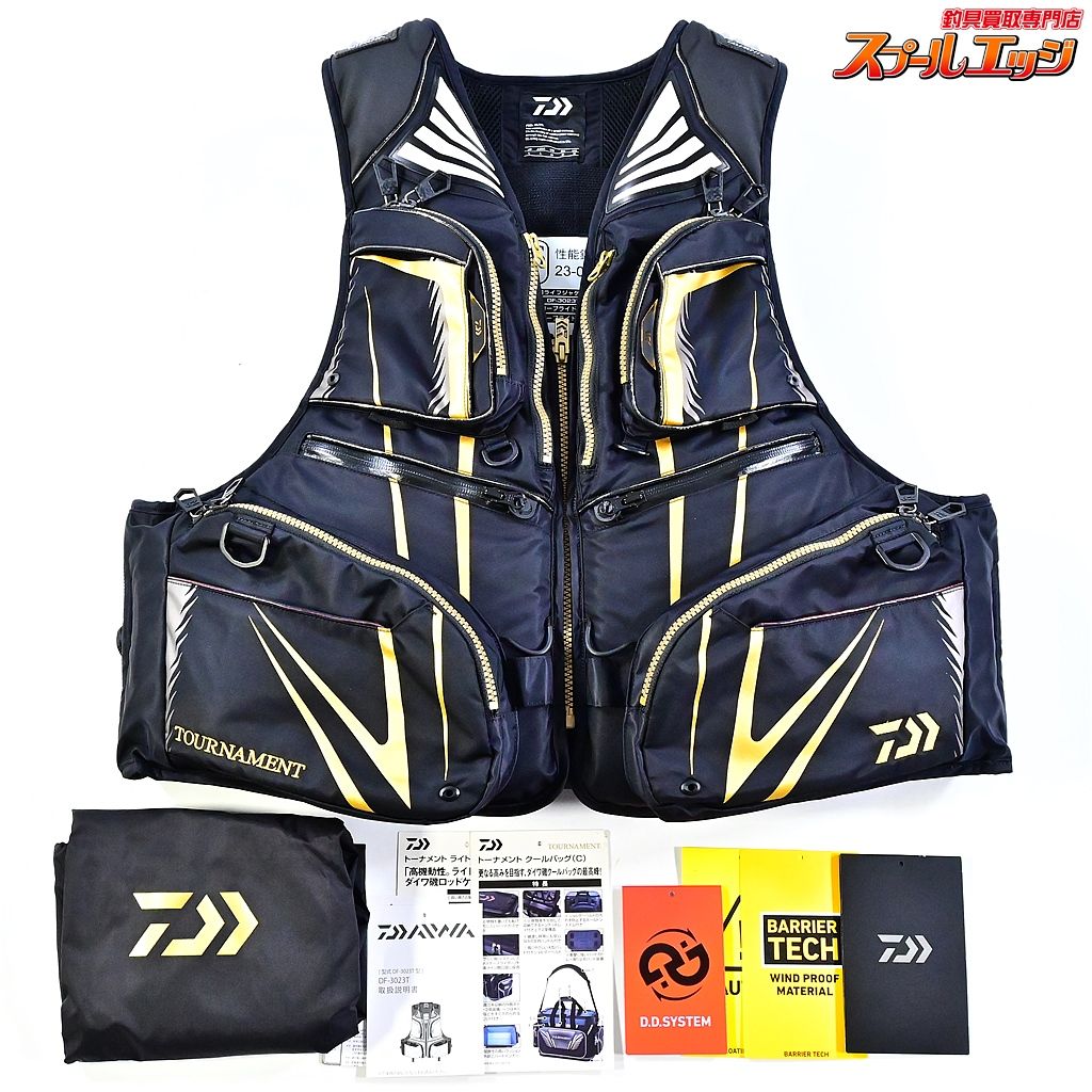 ダイワ トーナメント バリアテック サイバーフロート DF-3023T ブラック サイズアジアL DAIWA TOURNAMENT K_100 e07932