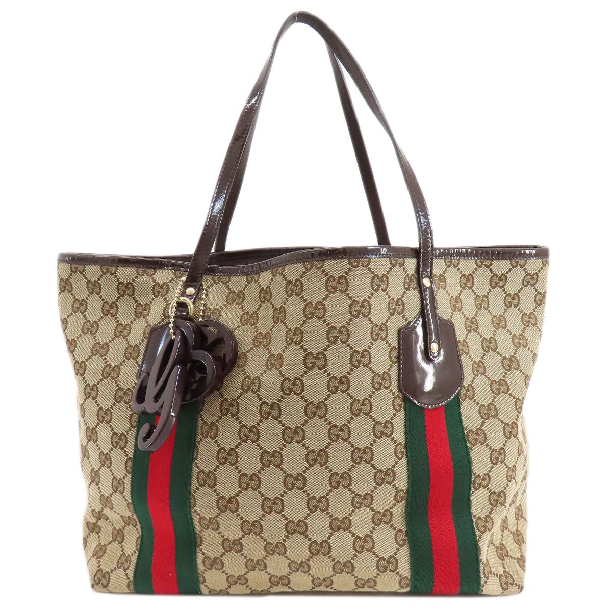【美品】GUCCI スエード レザー シェリー トートバッグ イタリア製 GUCCI グッチ GGスプリーム オールドグッチ シェリーライン