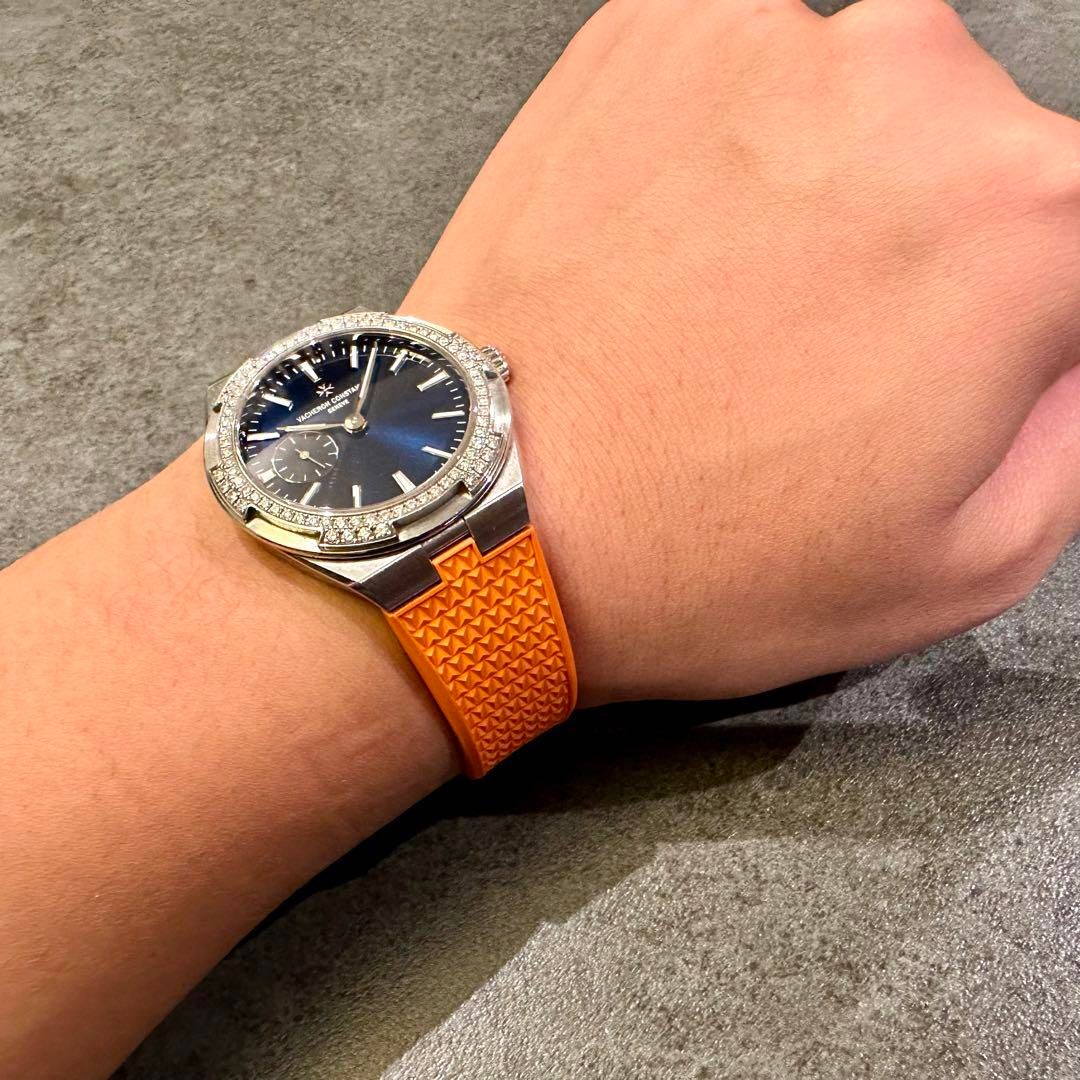 【ブティック購入品】ヴァシュロンコンスタンタン　ラバーベルト　オーヴァーシーズ ☆VACHERON CONSTANTIN☆ 限定 オーヴァーシーズ ラバーベルト