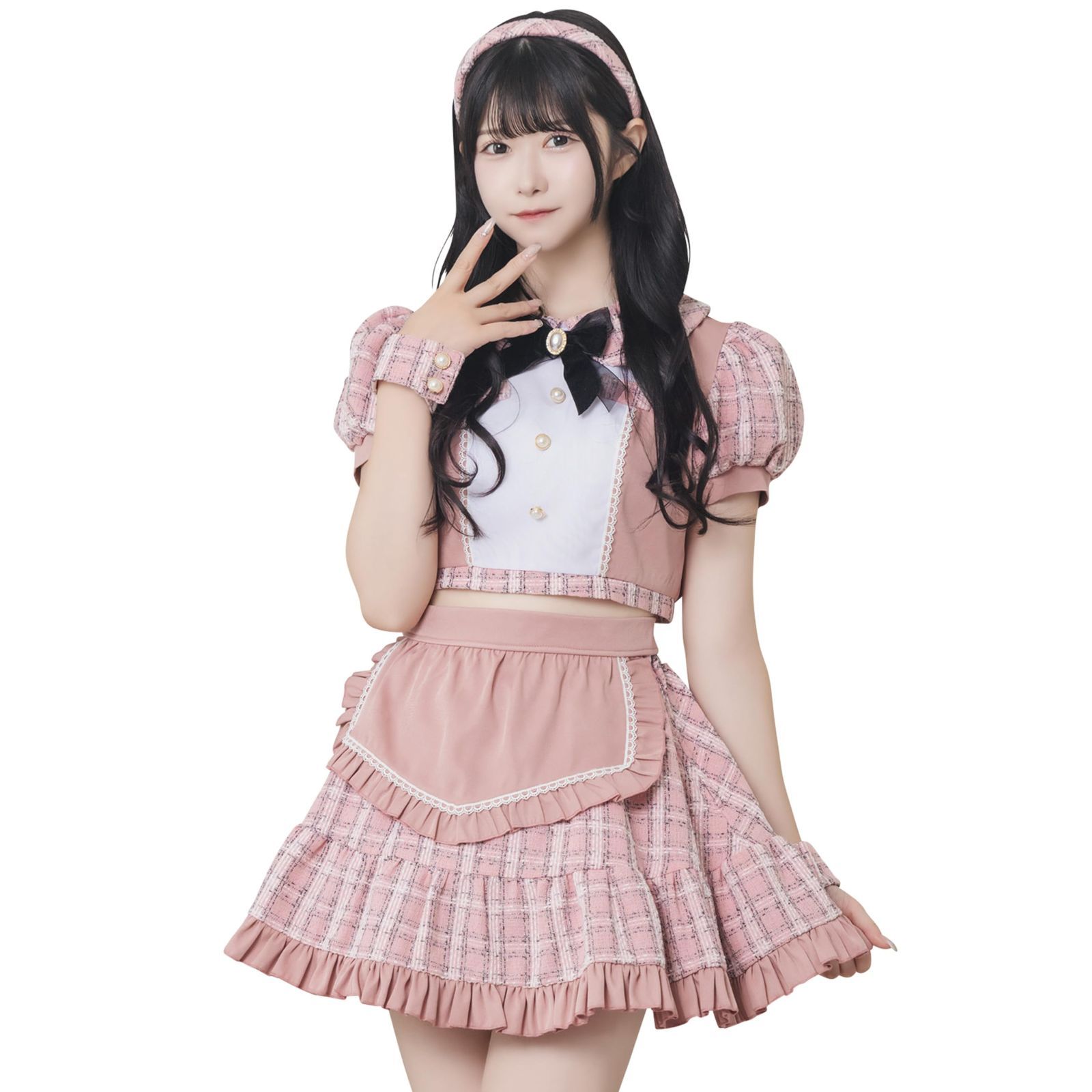 美品 レオナール カンカン ワンピース リボン サイズ1 LEONARD