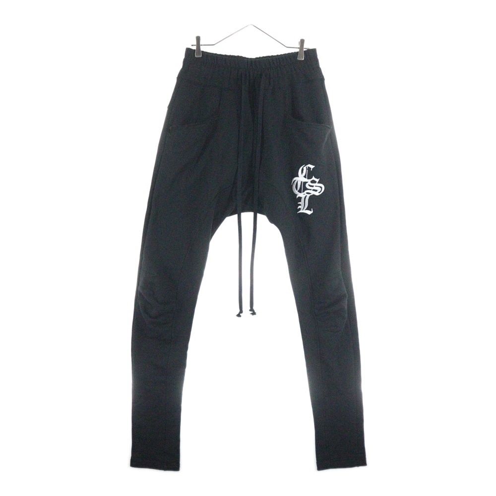 cvtvlist カタリスト スウェットパンツ ロゴ刺繍 ブラック 2501030401