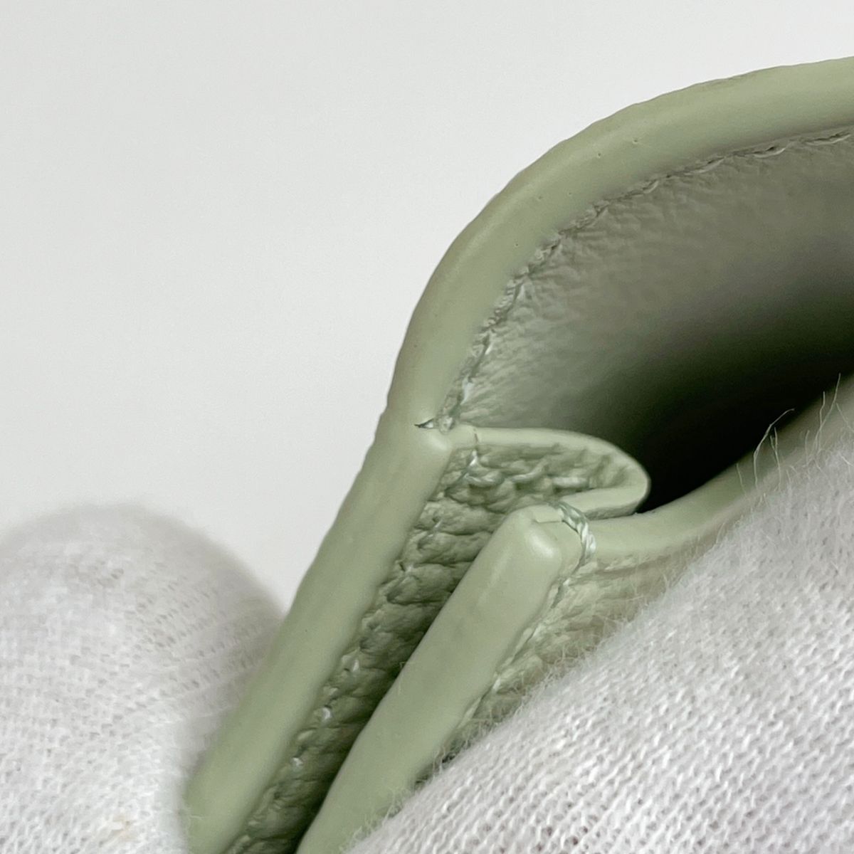 レザー ライトグリーン