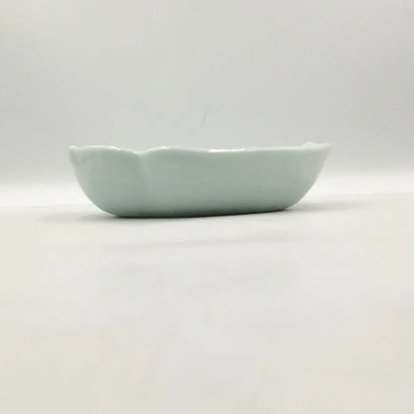 【まとめ買い対象外】有田焼　笹　6寸　皿　中皿　中鉢　葉っぱ　木の葉　１０枚　陶器　和食器　器