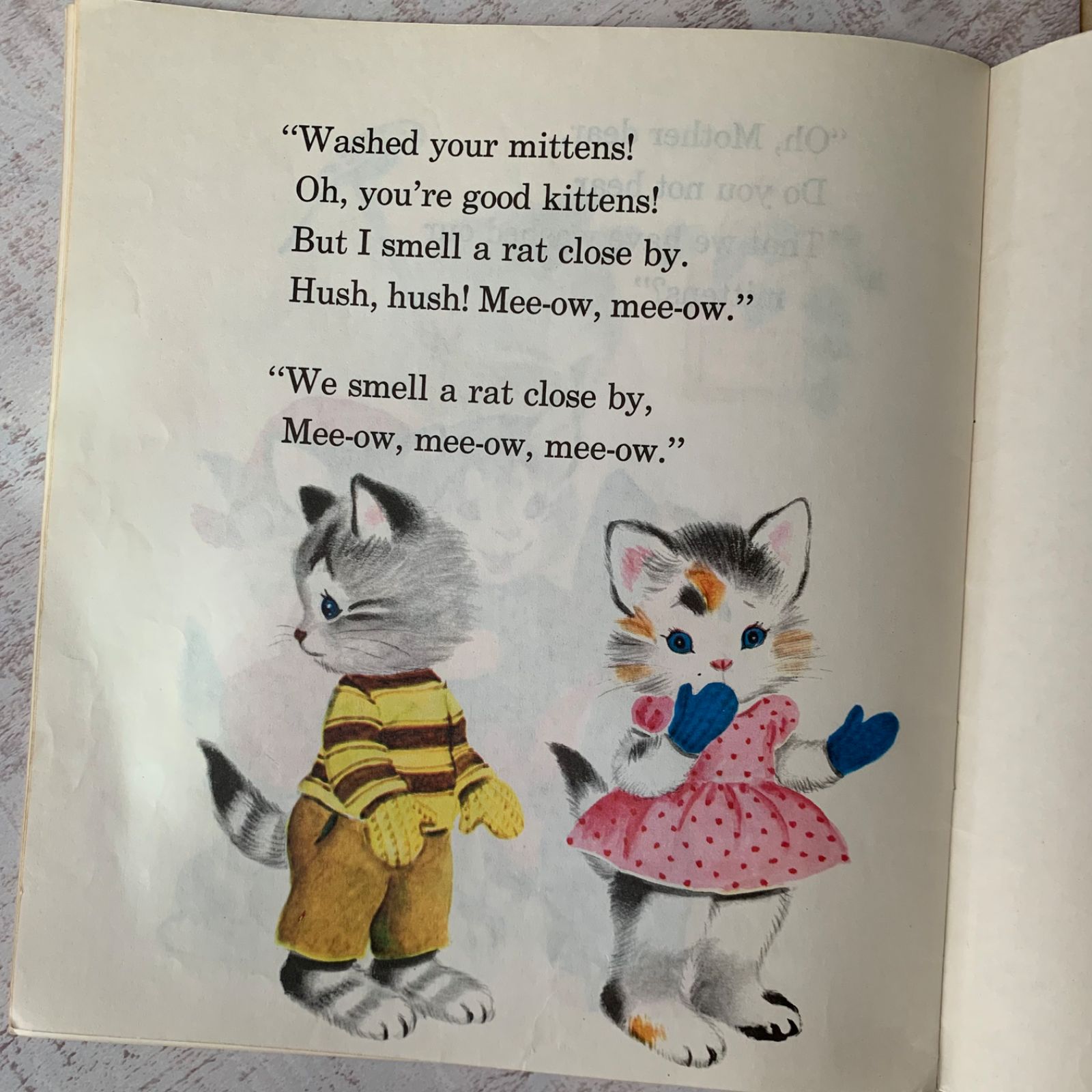 まとめ売り★ビンテージ絵本カロリーヌ6冊セット洋書　古書　ジャンクジャーナル素材 ヴィンテージ 絵本 Three Little Kittens 洋書 ジャンク