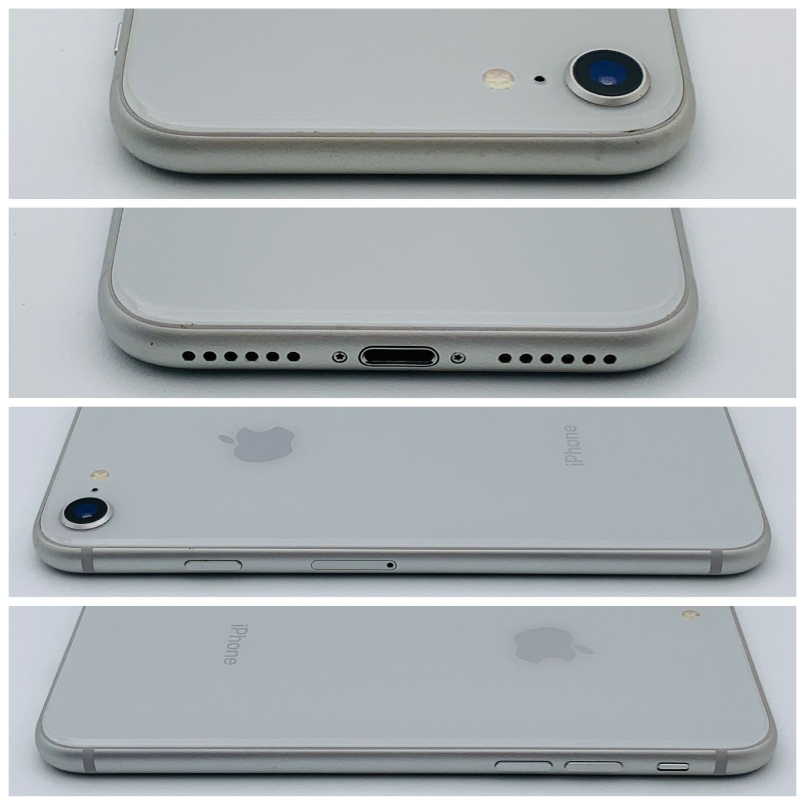 iPhone8 64GB ホワイト【SIMフリー】新品バッテリー-4