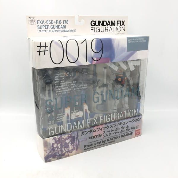 【中古】 美品 機動戦士ガンダム ガンダムフィギュレーション 0019 FXA-05D+RX-178スーパーガンダム&amp;FA-178フルアーマーガンダムMk-II バンダイ フィギュア Amazon | HGUC 1/144 FXA-05D+RX-178 スーパーガンダム (機動