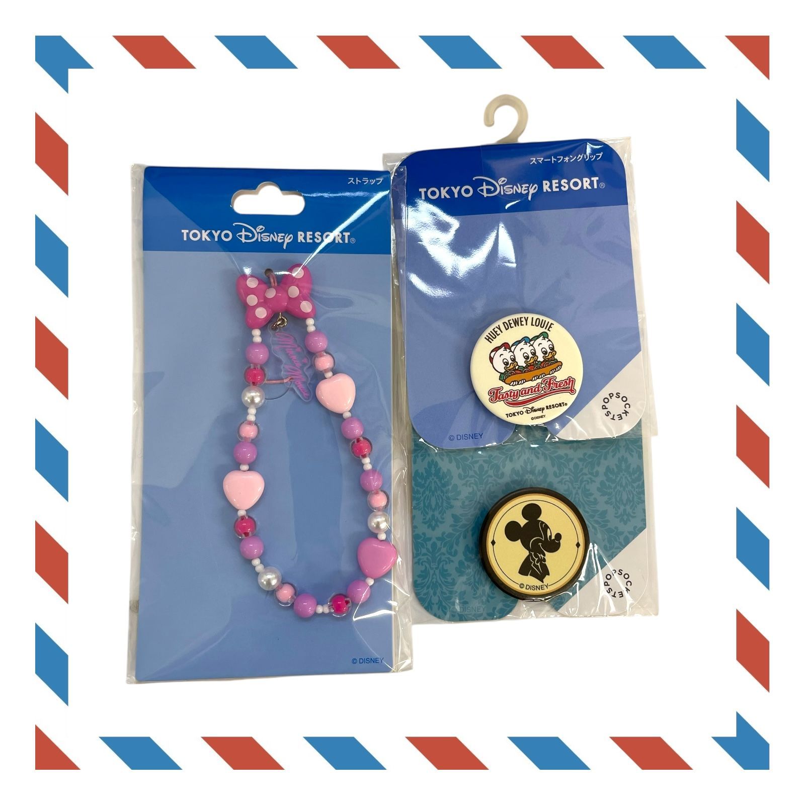 ディズニー スマホグッズ【6点セット】スマホケース＆スマホグリップ