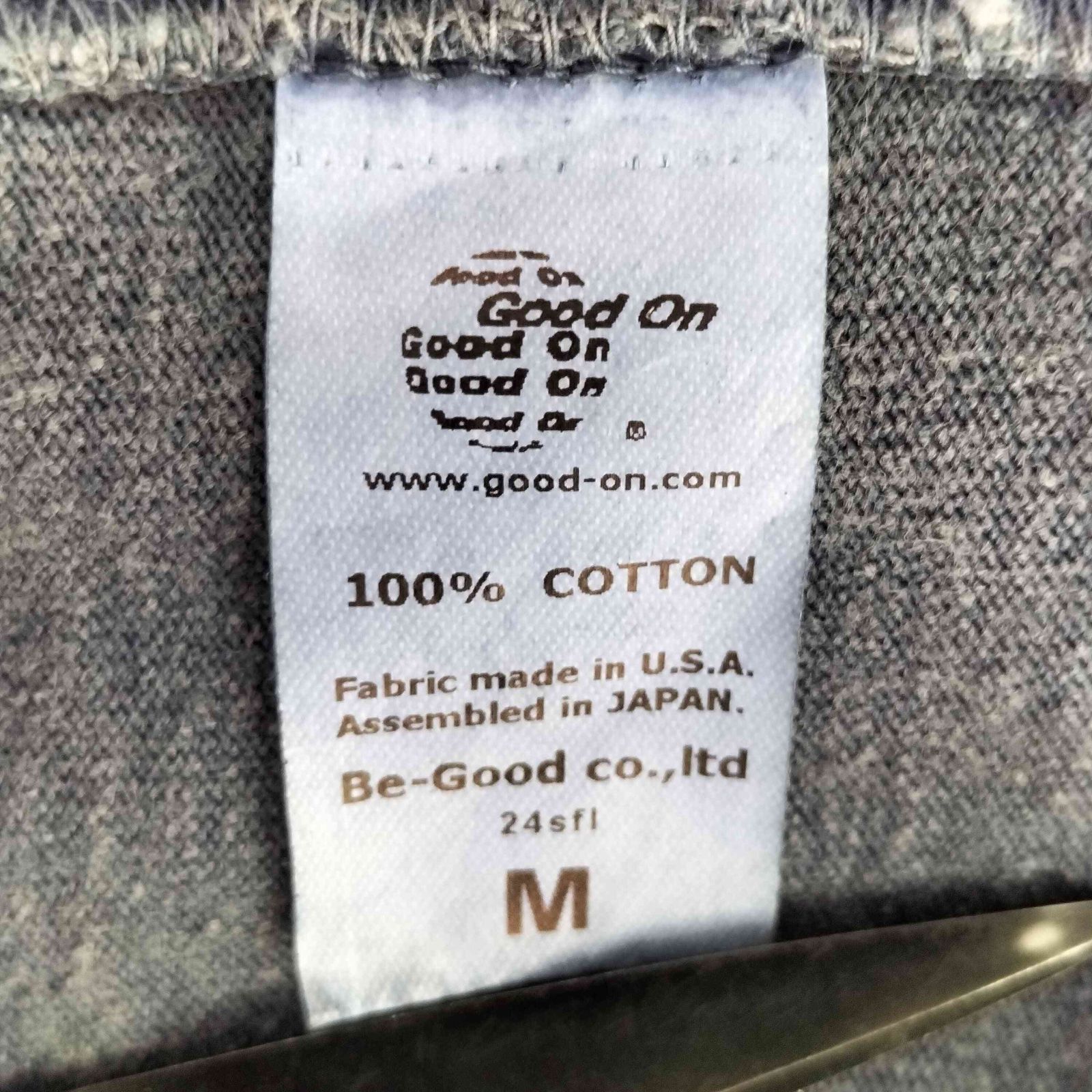 グッドオン good on ヘビージャージーテーラージャケット 後染め