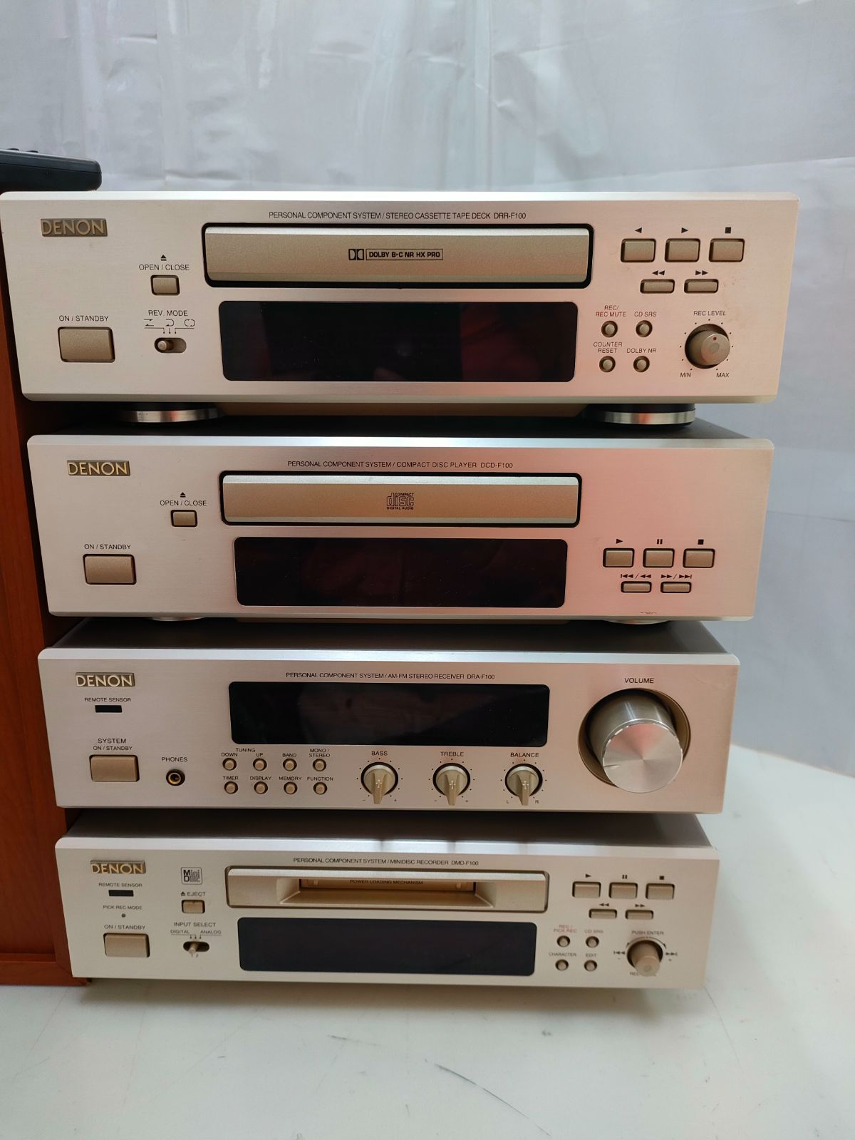 DENON DMD-F100 DRA-F100 DCD-F100 セット DENON DMD-F100 DRA-F100 DCD-F100 セット ◇DENON D-F100 システム