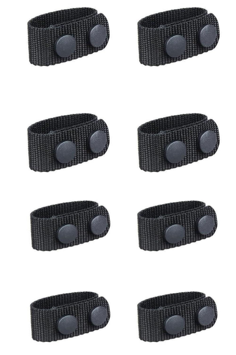 8本セット ベルトスナップボタン式 タクティカルベルト 固定 ループ 作業用ベルト 留め具 YFFSFDC 安全帯 耐摩耗性 多用途