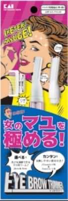 まとめ買い-12点セット ＫＱ１８１８クシ付きマユトリマー ＣＡ 貝印 ボディケア
