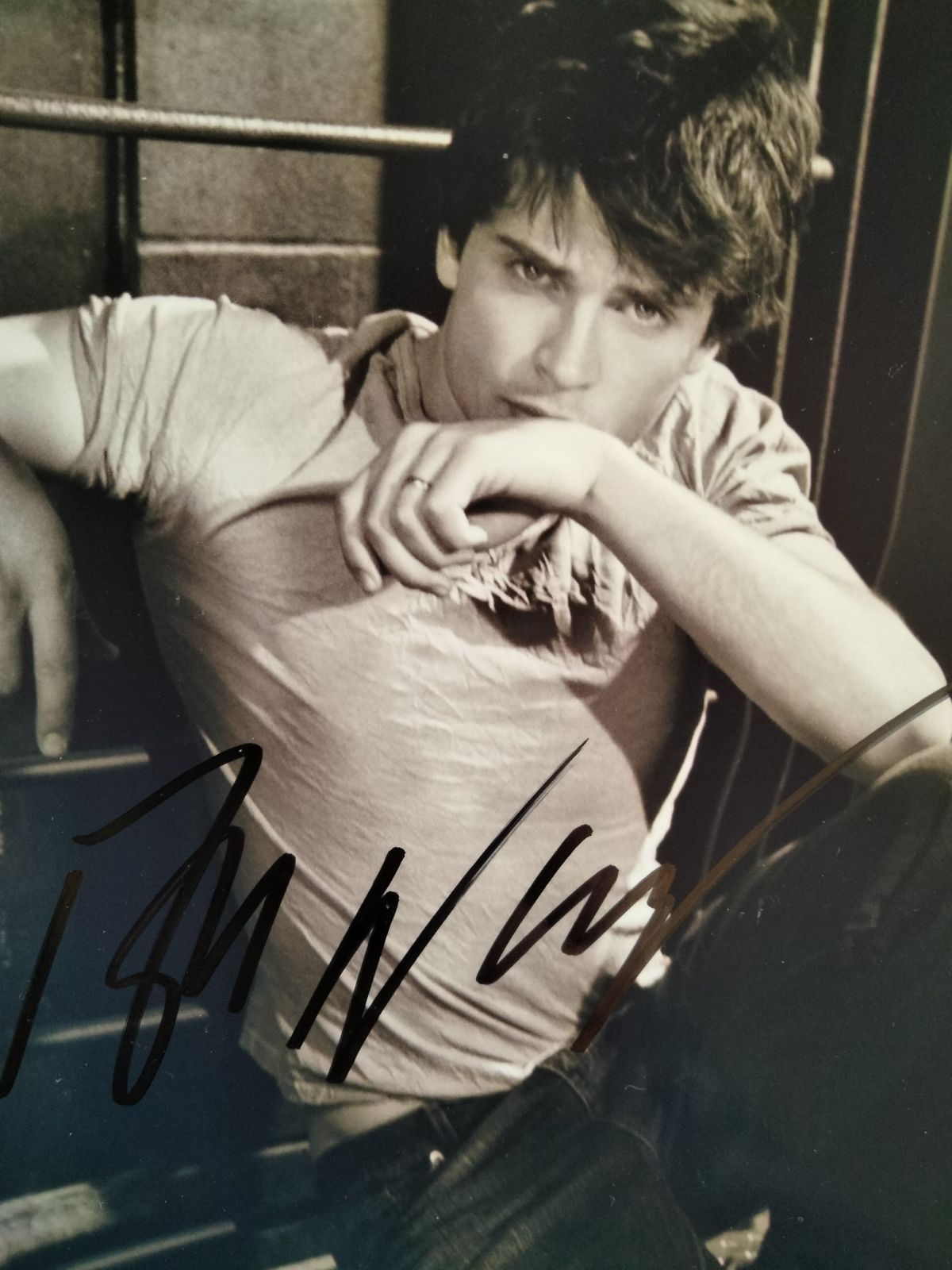 トム・ウェリング直筆サイン入り2Lサイズ写真…Tom Welling…ヤング・ス トム・ウェリング直筆サイン入り2Lサイズ写真…Tom Welling