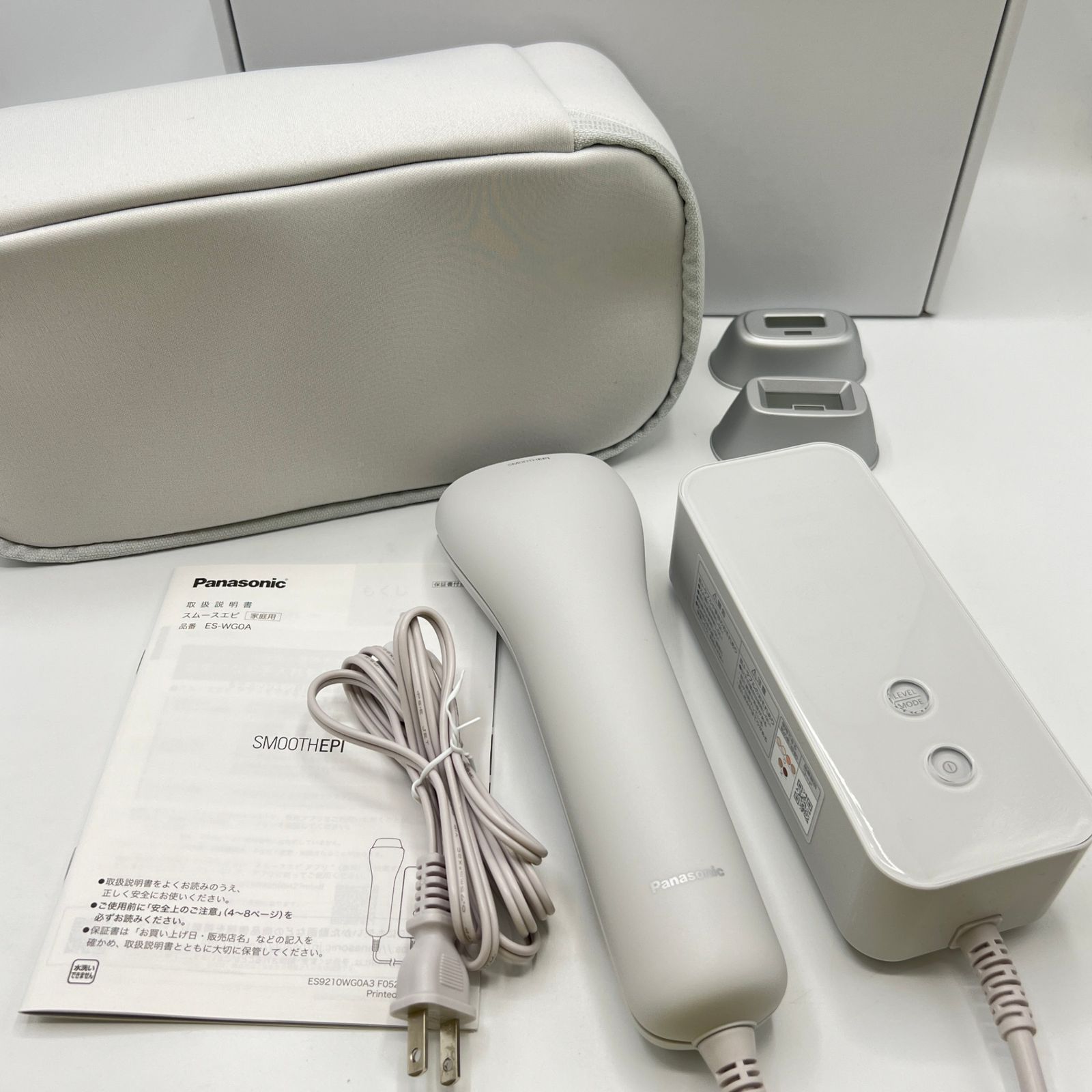 SMOOTHEPI 脱毛器　ES-WG0A-H 本体 収納ケース付き 楽天市場】パナソニック 光美容器 光エステ スムースエピ ES